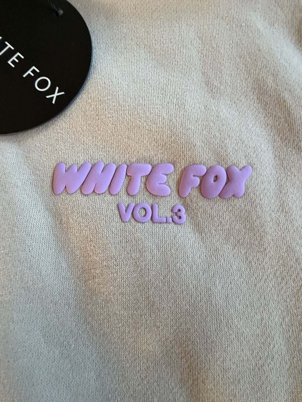 White Fox Offstage Hoodie M/L Cloud NWT